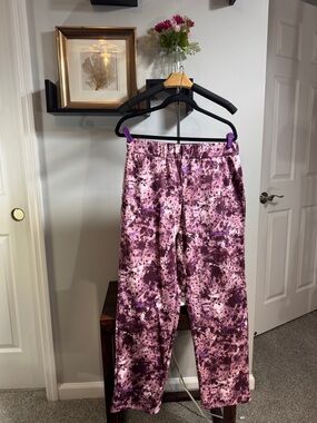 Pink & Plum Abstract Print Lounge Pants